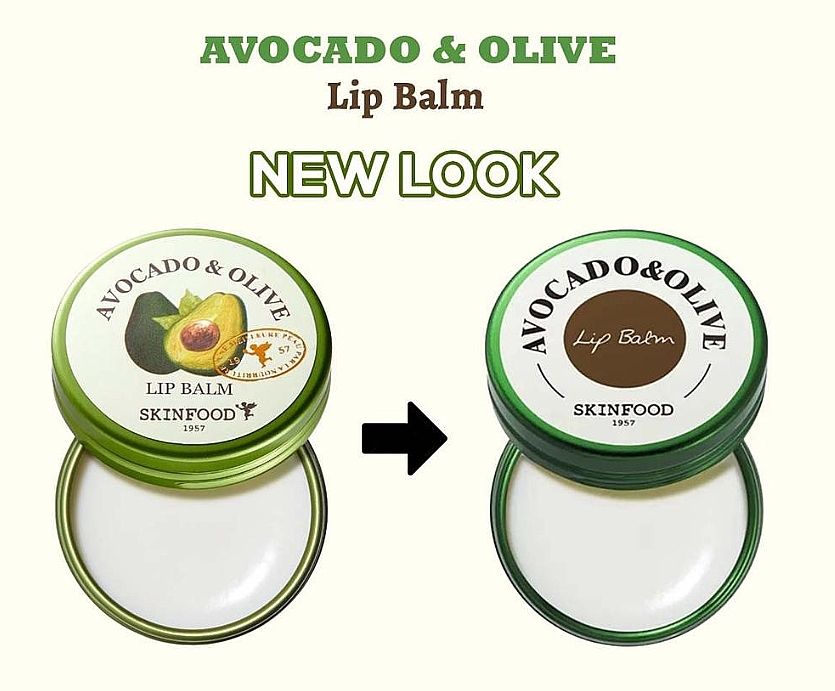 Бальзам для губ с авокадо и оливой - Skinfood Avocado And Olive Lip Balm — фото N2