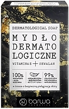 Мило з вітаміном Е та скваланом - Barwa Dermatological Soap Vitamin E And Squalane Premium — фото N1