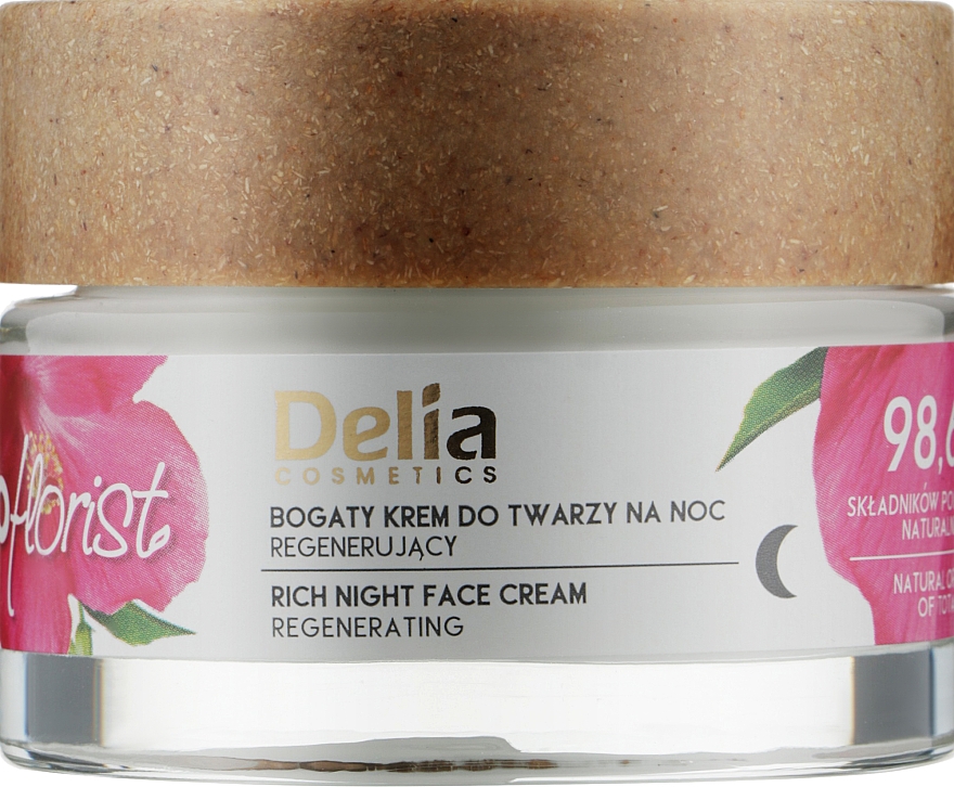 Відновлювальний нічний крем для обличчя - Delia Cosmetics Ekoflorist — фото N1