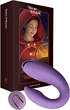 Вибратор для пар с дистанционным управлением, фиолетовый - Fairygasm PleasureBerry — фото N1