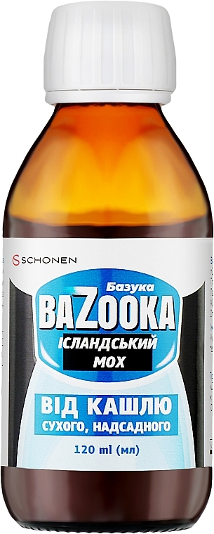 «Базука Ісландський Мох» від сухого кашлю - Bazooka — фото N1