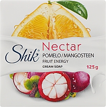 Крем-мило туалетне "Помело й мангостин" - Шик Nectar Cream Soap — фото N1