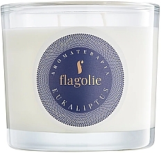 Ароматическая свеча в стакане "Эвкалипт" - Flagolie Fragranced Candle Eucalyptus — фото N1