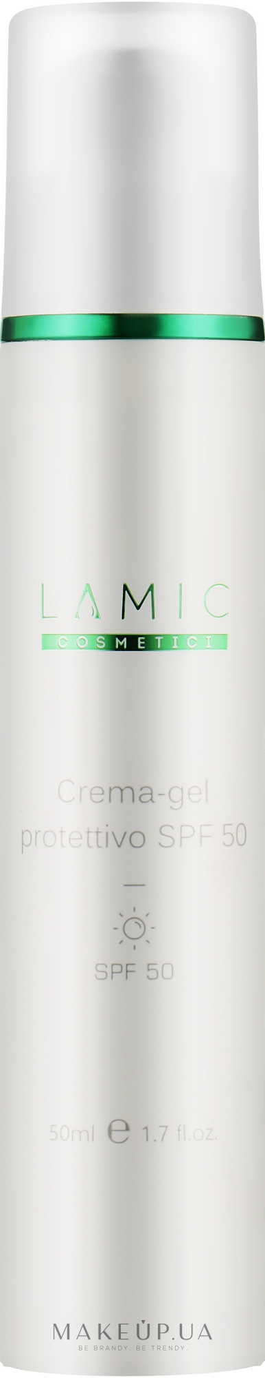 Крем-гель для обличчя сонцезахисний - Lamic Cosmetici Crema-Gel SPF 50 — фото 50ml