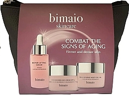 Духи, Парфюмерия, косметика Набор "Антивозрастная линия" - Bimaio Antiage Line (serum/30ml + d/cream/50ml + n/cream/50ml)