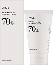 Успокаивающий крем для лица - Anua Heartleaf 70% Soothing Cream — фото N2