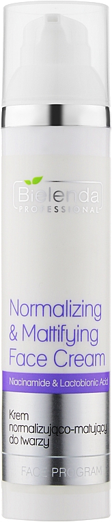 Нормалізувально-матувальний крем для обличчя - Bielenda Professional Normalizing&Matifing Face Cream — фото N2