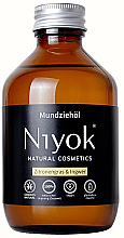 Масло для полоскания полости рта "Лемонграсс и имбирь" - Niyok Natural Cosmetics — фото N1