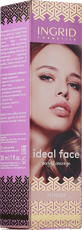 УЦІНКА Ексклюзивний тональний крем - Ingrid Cosmetics Ideal Face Foundation  * — фото N3