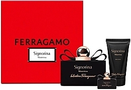 Парфумерія, косметика Salvatore Ferragamo Signorina Misteriosa - Набір (edp/100ml + edp/5ml + b/lot/100ml)