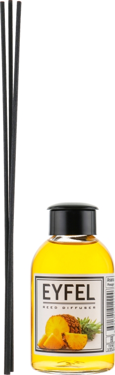 Аромадиффузор "Ананас" - Eyfel Perfume Reed Diffuser Ananas — фото N7
