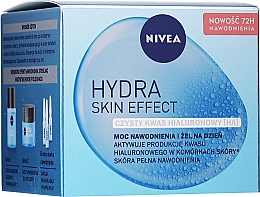 Зволожувальний гель-крем для обличчя - NIVEA Hydra Skin Effect Power of Hydration Day Gel — фото N2