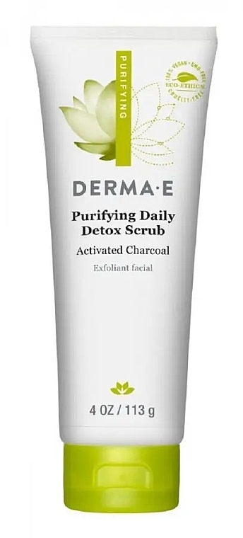 Очищающий детокс-скраб для лица с активированным углем - Derma E Purifying Detox Scrub — фото N1