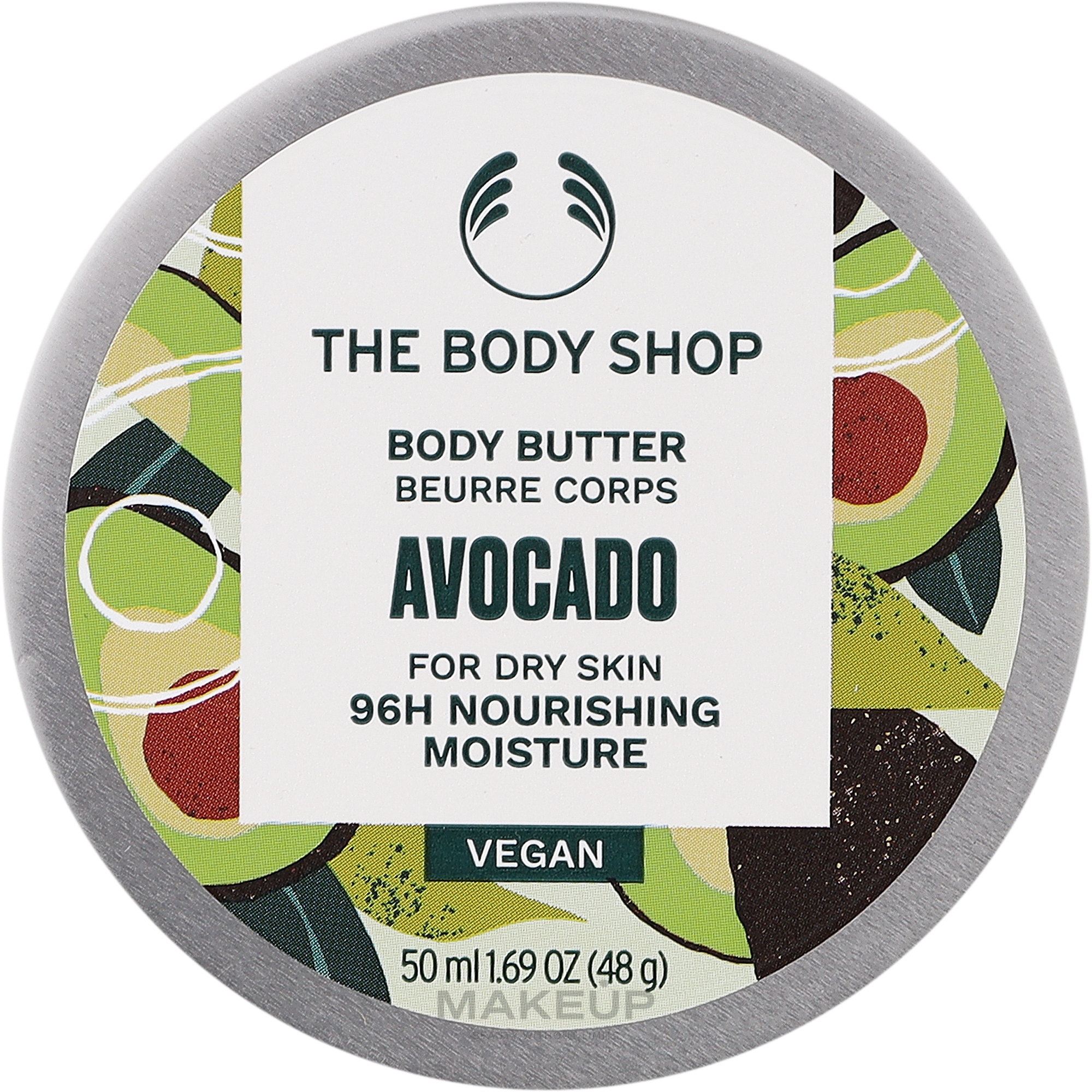 Масло для тіла "Авокадо" - The Body Shop Avocado Body Butter For Dry Skin — фото 50ml