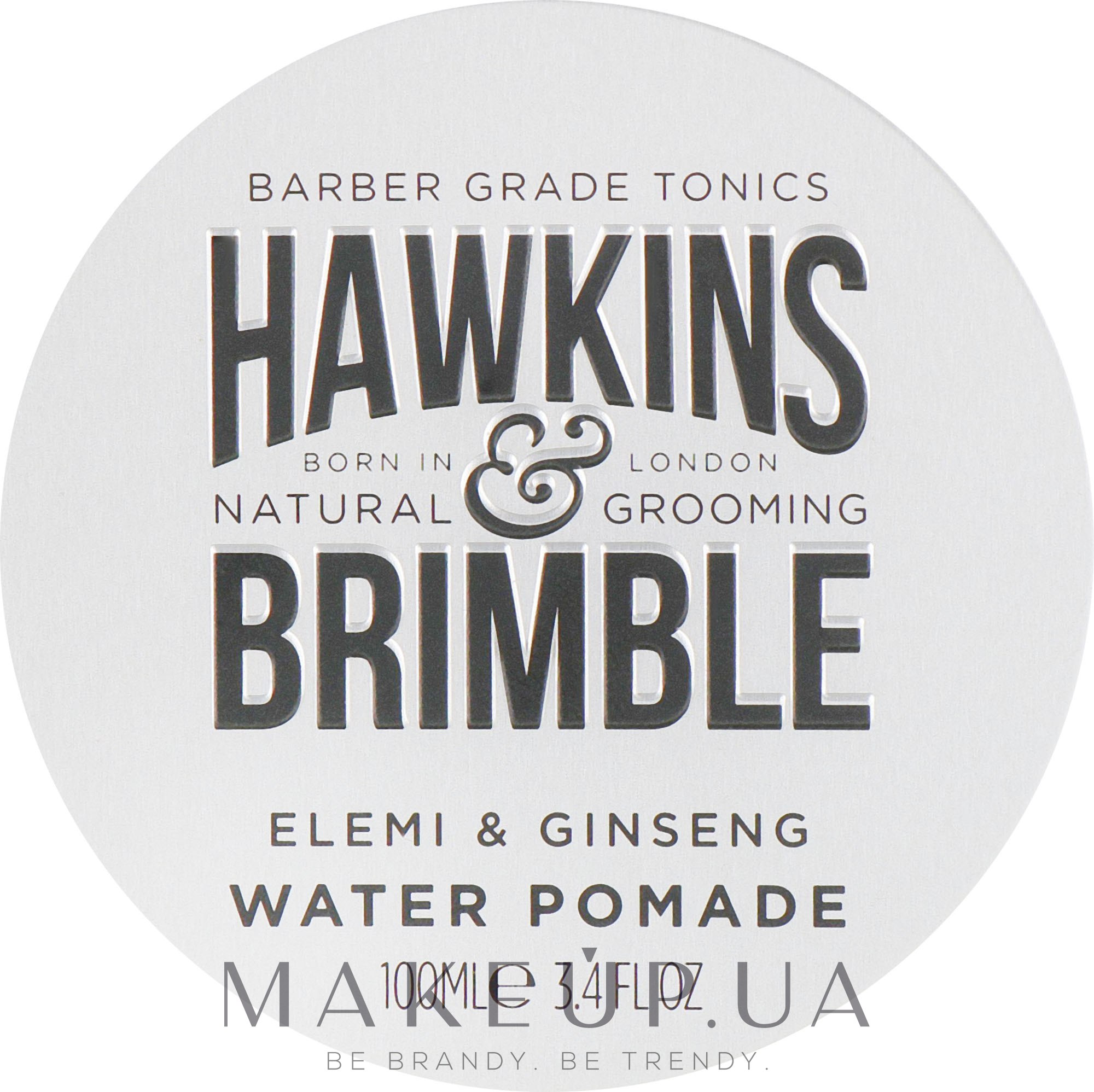 Помада для волос на водной основе - Hawkins & Brimble Elemi & Ginseng Water Pomade — фото 100ml