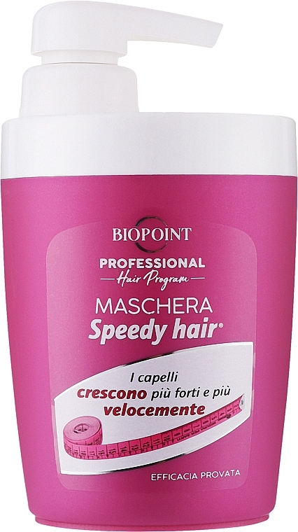 Маска для ускоренного роста волос - Biopoint Speedy Hair Maschera Per Capelli Piu' Forti — фото N1
