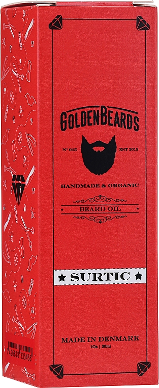 Набор - Golden Beards Starter Beard Kit Surtic (balm/60ml + oil/30ml + shm/100ml + cond/100ml + brush) — фото N5
