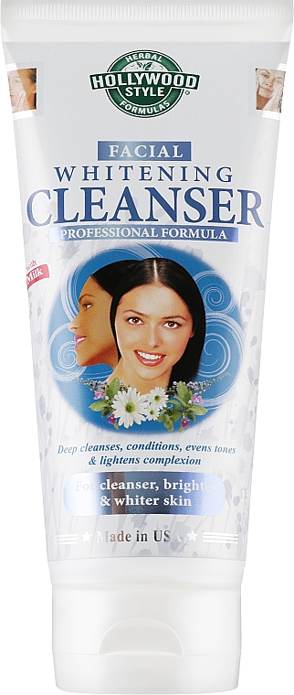 Отбеливающее очищающее средство для лица - Hollywood Style Whitening Cleanser — фото N1
