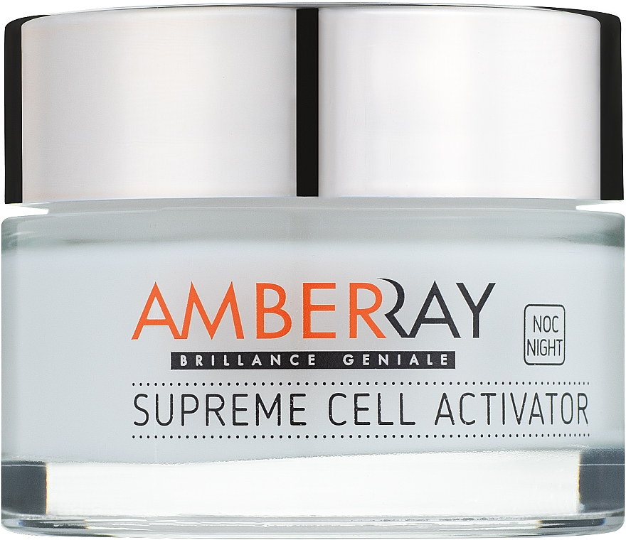 Бурштиновий нічний крем для обличчя "Клітинний активатор" - Farmona Amberay Cream — фото N2