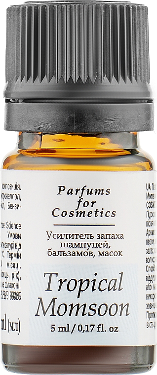 Посилювач запаху шампунів, бальзамів, масок "Tropical Momsoon" - Parfums For Cosmetics Tropical Momsoon