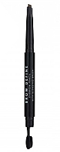 Карандаш для бровей - MUA Brow Define Eyebrow Pencil With Blending Brush — фото N2