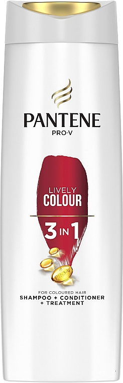 Шампунь 3 в 1 для окрашенных волос - Pantene Pro-V Lively Colour 3in1 Shampoo