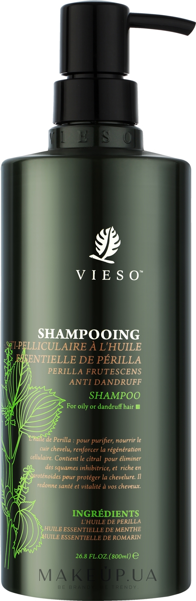 Шампунь от перхоти с периллой многолетней - Vieso Perilla Anti-Dandruff Shampoo — фото 800ml