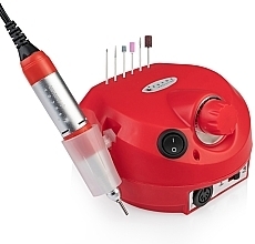 Фрезер для манікюру та педикюру, червоний - Bucos Nail Drill Pro ZS-601 Red — фото N3