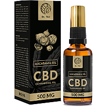 Духи, Парфюмерия, косметика Натуральное масло макадамии CBD 500mg - Dr. T&J Bio Oil