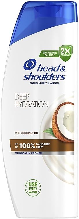 Шампунь проти лупи "Глибоке зволоження" - Head & Shoulders Deep Hydration Shampoo