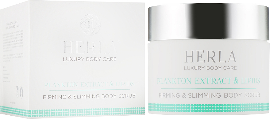 Маска для тіла - Herla Luxury Body Care Plankton Extract & Lipids Firming & Slimming Body Scrub
