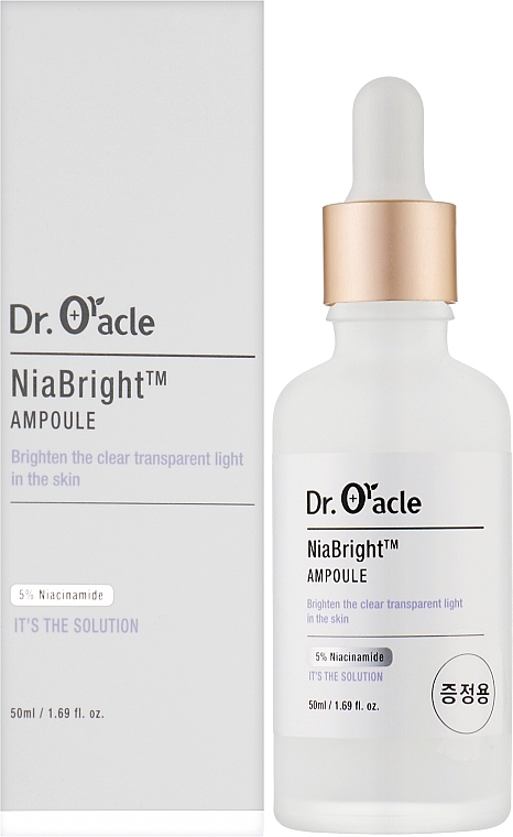 Сироватка для обличчя відбілююча - Dr. Oracle Nia Bright Ampoule — фото N2