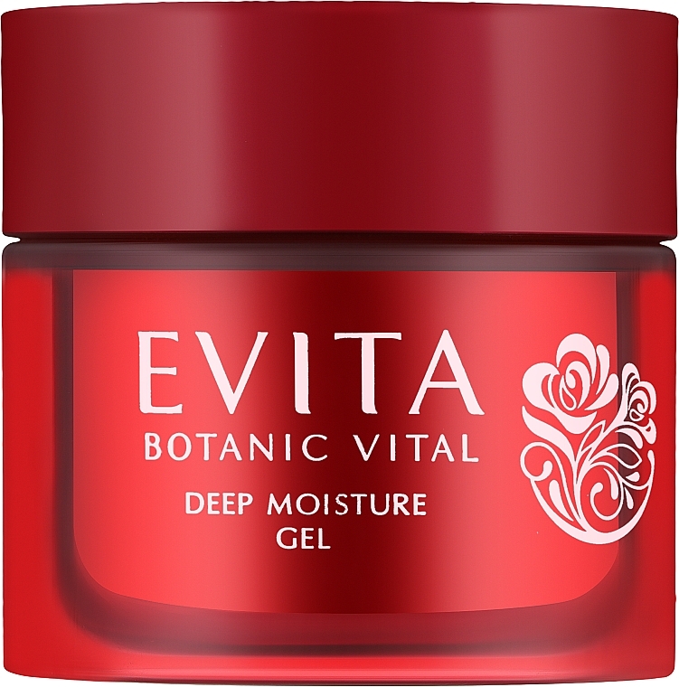 Увлажняющий антивозрастный гель для лица - Kanebo Evita Botanic Vital Deep Moisture Gel Natural Rose — фото N1