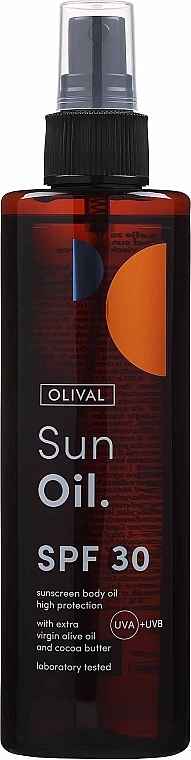 Сонцезахисна олія з SPF 30 для тіла - Olival Sun Oile SPF 30 — фото N1
