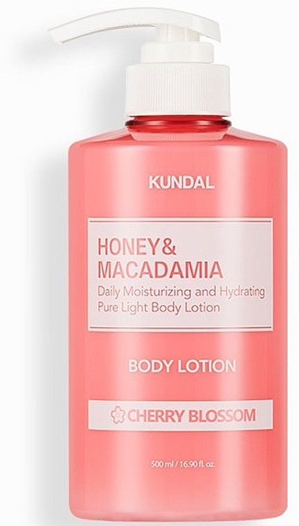 Лосьйон для тіла "Cherry Blossom" - Kundal Honey & Macadamia Light Body Lotion  — фото N1