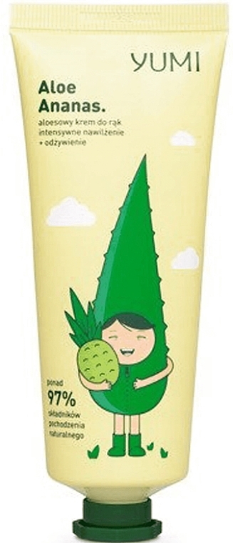 Крем для рук "Aloe Pineapple" - Yumi Hand Cream — фото N1