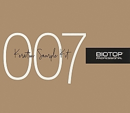 Парфумерія, косметика Набір - Biotop 007 Keratin Sample Kit (sh/20ml + h/mask/20ml + ser/10ml)