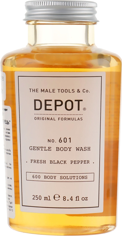 Гель для душа "Свежий чёрный перец" - Depot 601 Gentle Body Wash Fresh Black Pepper