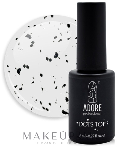 Глянцевый топ для гель-лака с крошкой - Adore Professional Dots Top — фото 01 - Glossy