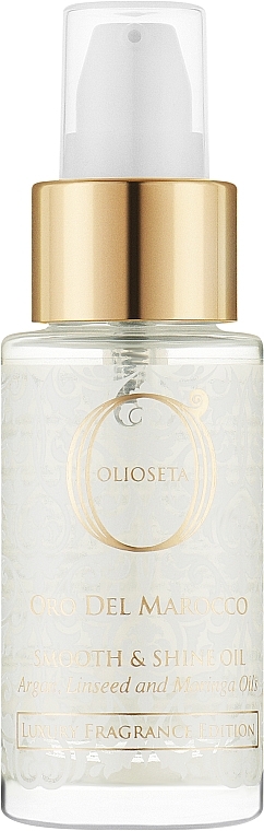Масло для волос "Гладкость и блеск" - Barex Italiana Olioseta Oro Del Marocco Smooth & Shine Oil — фото N1