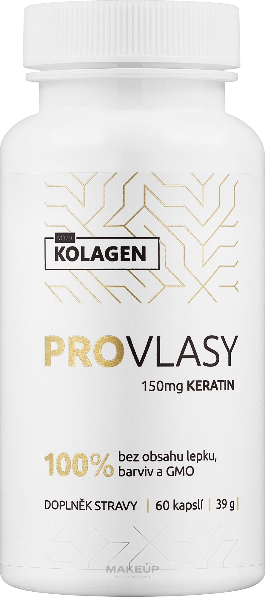 Харчова добавка для росту волосся - MujKolagen Provlasy — фото 60шт