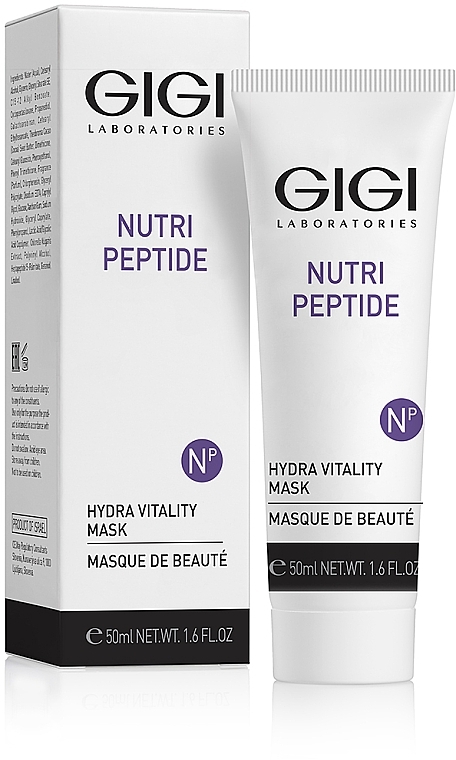 Пептидная увлажняющая маска для сухой кожи - Gigi Nutri-Peptide Hydra Vitality Mask — фото N2