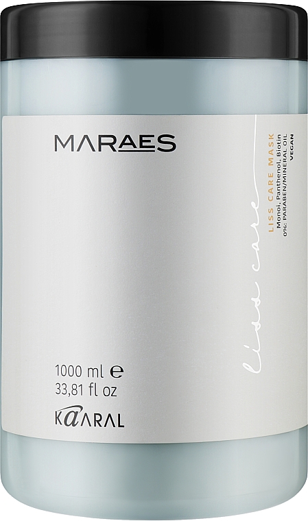 Маска для прямого волосся з пантенолом і біотином - Kaaral Maraes Liss Care Mask — фото N3