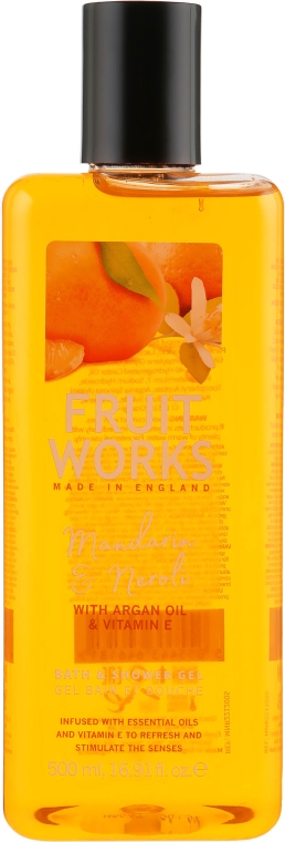 Гель для душа "Мандарин и нероли" - Grace Cole Fruit Works Bath & Shower Mandarin & Neroli  — фото N1