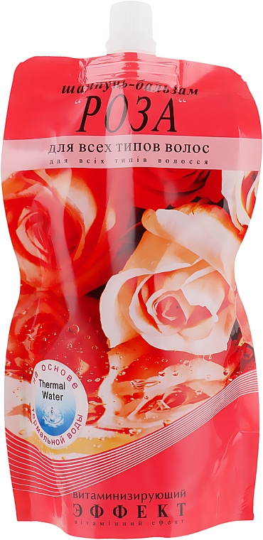 Шампунь-бальзам витаминизирующий "Роза" - Фитодоктор (дой-пак)