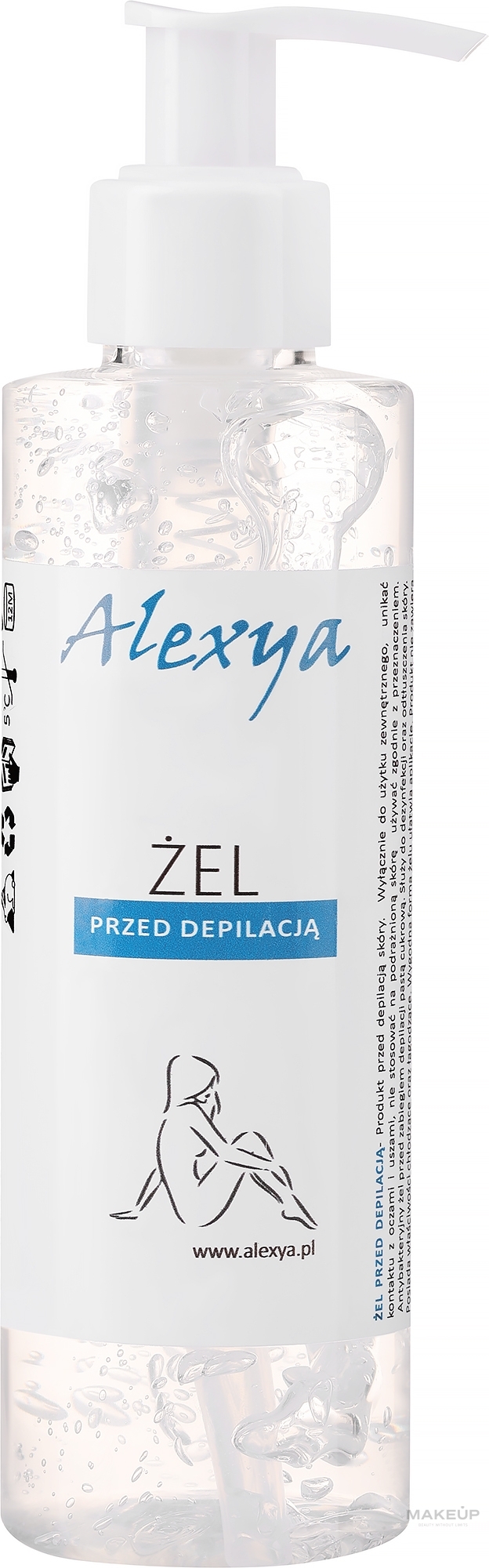 Антисептичний гель перед депіляцією - Alexya Gel Before Depilation — фото 200ml