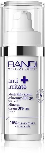 Мінеральний сонцезахисний крем для обличчя - Bandi Medical Expert Anti Irritated Mineral Cream SPF30 — фото N1