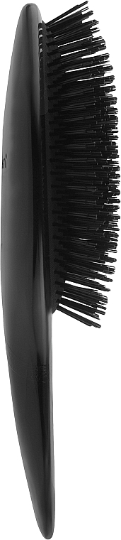 Щетка массажная - Olivia Garden Kidney Brush Dry Detangler (black) — фото N2
