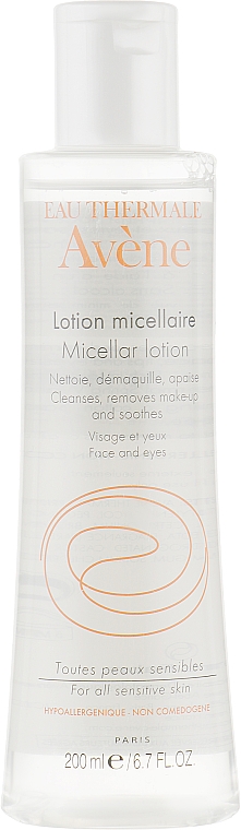 Лосьон мицеллярный для очистки и снятия макияжа - Avene Micellar Lotion For Cleaning And Removing Make-Up
