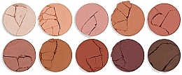 Палетка теней для век, 10 цветов - Makeup Obsession Nude Is The New Nude Eyeshadow Palette  — фото N3